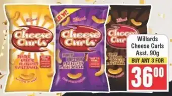 Frontline Willards Cheese Curls Asst. offer