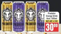 Frontline Predator Energy Drink Asst. offer