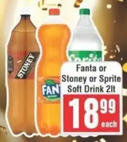 Frontline Fanta or Stoney or Sprite Soft Drink offer
