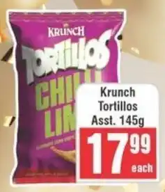 Frontline Krunch Tortillos Asst. offer