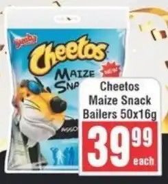 Frontline Cheetos Maize Snack Bailers offer