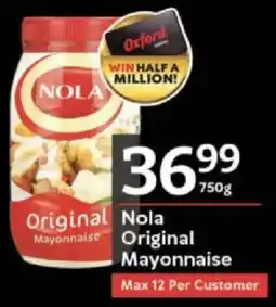 Oxford Freshmarket Nola Original Mayonnaise offer