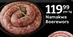 Oxford Freshmarket Namakwa Boerewors offer