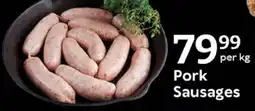 Oxford Freshmarket Pork Sausages offer