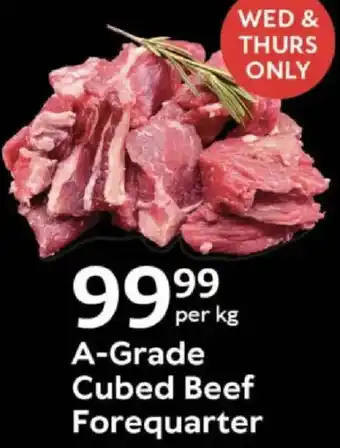 Oxford Freshmarket A-Grade Cubed Beef Forequarter offer