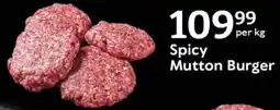 Oxford Freshmarket Spicy Mutton Burger offer