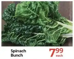 Oxford Freshmarket Spinach Bunch offer