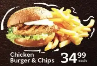 Oxford Freshmarket Chicken Burger & Chips offer