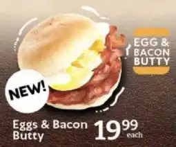 Oxford Freshmarket Eggs & Bacon Butty offer