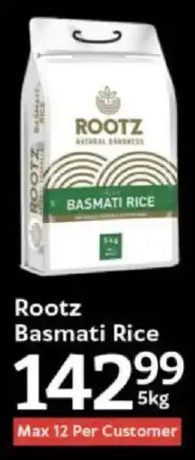 Oxford Freshmarket Rootz Basmati Rice offer