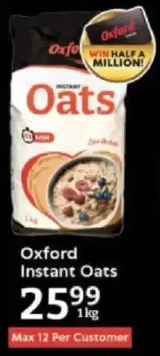 Oxford Freshmarket Oxford Instant Oats offer