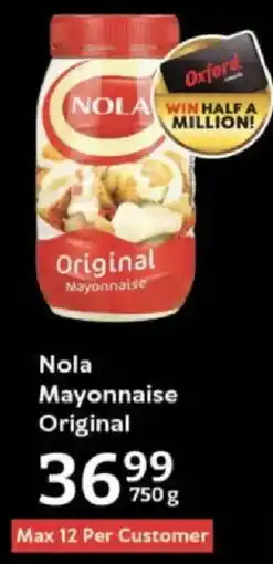 Oxford Freshmarket Nola Mayonnaise Original offer