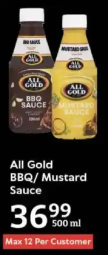 Oxford Freshmarket All Gold BBQ/ Mustard Sauce offer