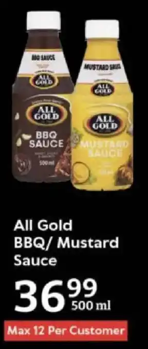 Oxford Freshmarket All Gold BBQ/ Mustard Sauce offer