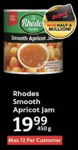 Oxford Freshmarket Rhodes Smooth Apricot Jam offer