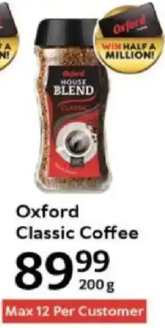 Oxford Freshmarket Oxford Classic Coffee offer