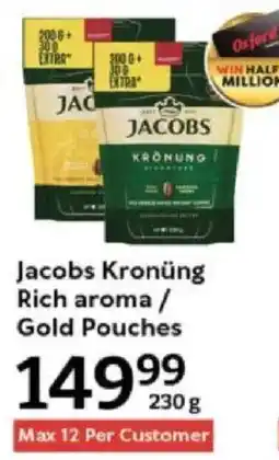 Oxford Freshmarket Jacobs Kronüng Rich aroma/ Gold Pouches offer