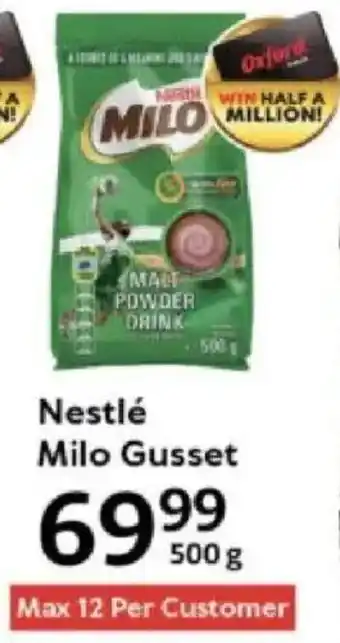 Oxford Freshmarket Nestlé Milo Gusset offer