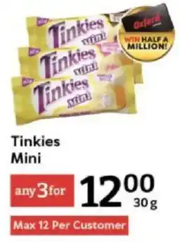 Oxford Freshmarket Tinkies Mini offer