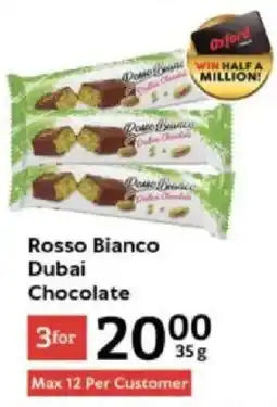 Oxford Freshmarket Rosso Bianco Dubai Chocolate offer