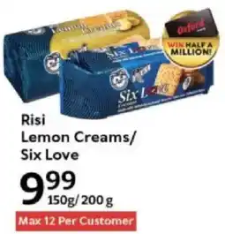 Oxford Freshmarket Risi Lemon Creams/ Six Love offer