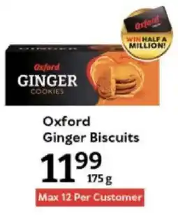 Oxford Freshmarket Oxford Ginger Biscuits offer