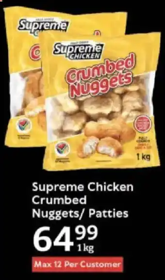 Oxford Freshmarket Supreme Chicken Crumbed Nuggets/ Patties offer
