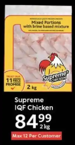 Oxford Freshmarket Supreme IQF Chicken offer