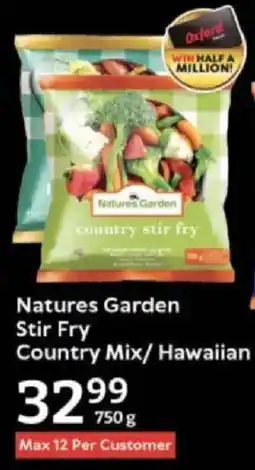 Oxford Freshmarket Natures Garden Stir Fry Country Mix/ Hawaiian offer