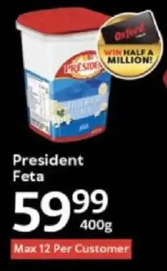 Oxford Freshmarket President Feta offer
