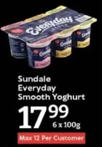 Oxford Freshmarket Sundale Everyday Smooth Yoghurt offer