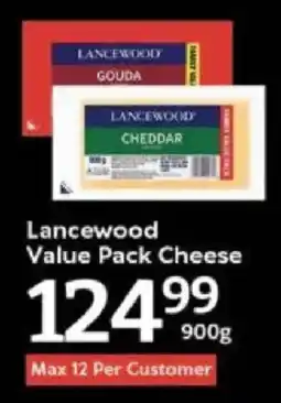 Oxford Freshmarket Lancewood Value Pack Cheese offer