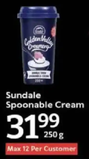 Oxford Freshmarket Sundale Spoonable Cream offer