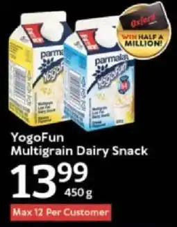 Oxford Freshmarket YogoFun Multigrain Dairy Snack offer