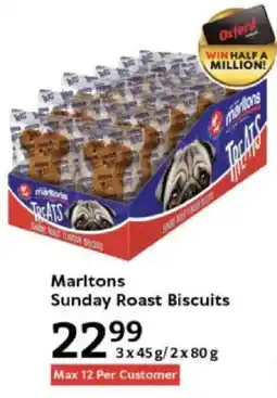 Oxford Freshmarket Marltons Sunday Roast Biscuits offer