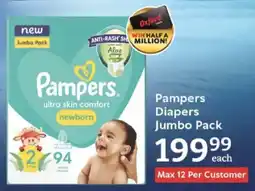 Oxford Freshmarket Pampers Diapers Jumbo Pack offer