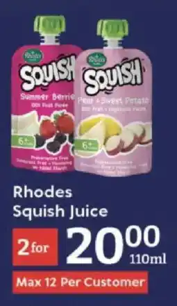 Oxford Freshmarket Rhodes Squish Juice offer