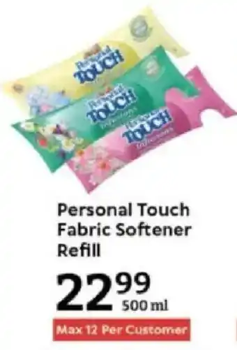 Oxford Freshmarket Personal Touch Fabric Softener Refill offer