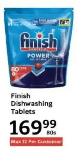 Oxford Freshmarket Finish Dishwashing Tablets offer