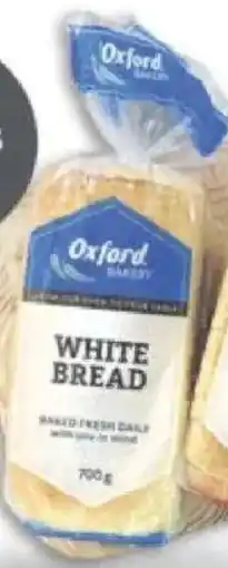 Oxford Freshmarket Oxford Sliced/ Unsliced White Bread offer