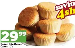 Check Save Baked Rite Queen Cakes offer