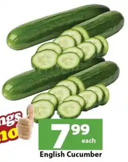 Check Save English Cucumber offer