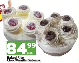 Check Save Baked Rite Choc/ Vanilla Gateaux offer