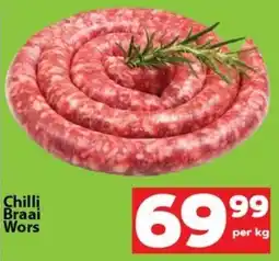 Check Save Chilli Braai Wors offer