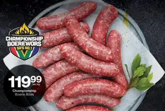 Checkers Hyper Championship Boerie Bites offer