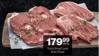 Checkers Hyper Thinly Sliced Lamb Braai Chops offer