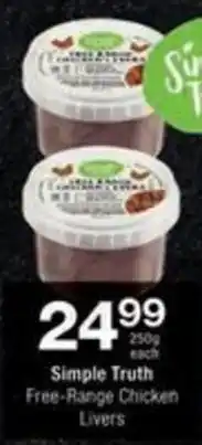 Checkers Hyper Simple Truth Free-Range Chicken Livers offer