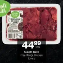 Checkers Hyper Simple Truth Free-Range Chicken Livers offer