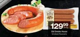 Checkers Hyper Old Smoke House Smoked Russians offer