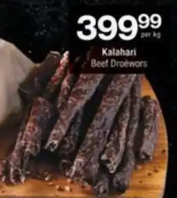 Checkers Hyper Kalahari Beef Droewors offer